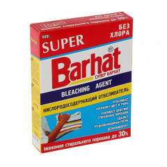 SUPER BARHAT Отбеливатель кислородосодержащий порошкообразный 600г.(коробка)/24