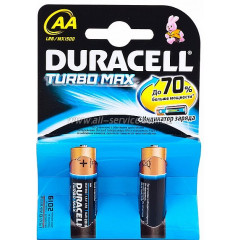 Батарейки Duracell R6(2шт) за 1шт  /карта12шт/120 шт