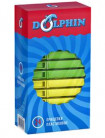 Прищепка пластиковая Дельфин (24шт.) в пакете  1/50