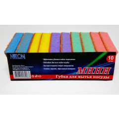 NEON  Губка бытовая 10-шт