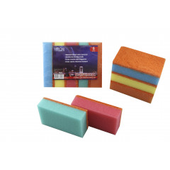 NEON  Губка бытовая 5-шт