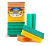 Губка бытовая с чистящим слоем Генеральная уборка 6 шт/24 120*60*40