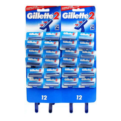 Станок Жилетт на КАРТЕ  одноразовый  1 шт./24/576