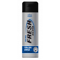 FRESH гель для бритья  200 мл SILVER/24