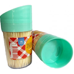 Зубочистка 300шт. круглая банка  12/360  АкваМаг